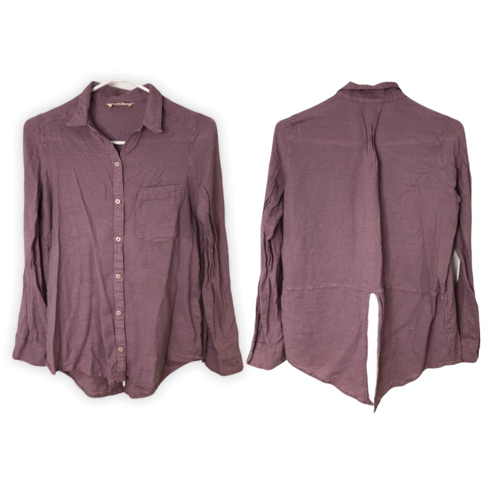 Hollister Split Back Button Down